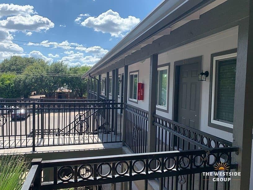 walkway and individual door units
