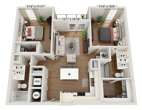 Floor plan B1