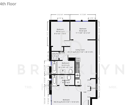 2nd image of 11 Crooke Ave APT 4A