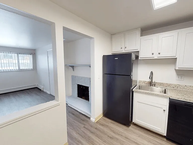 Kitchen with Black Appliances