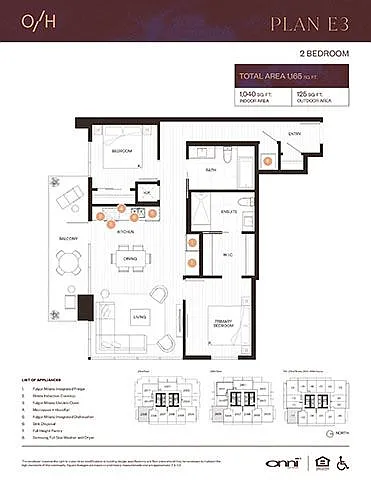 Floor plan Plan E3