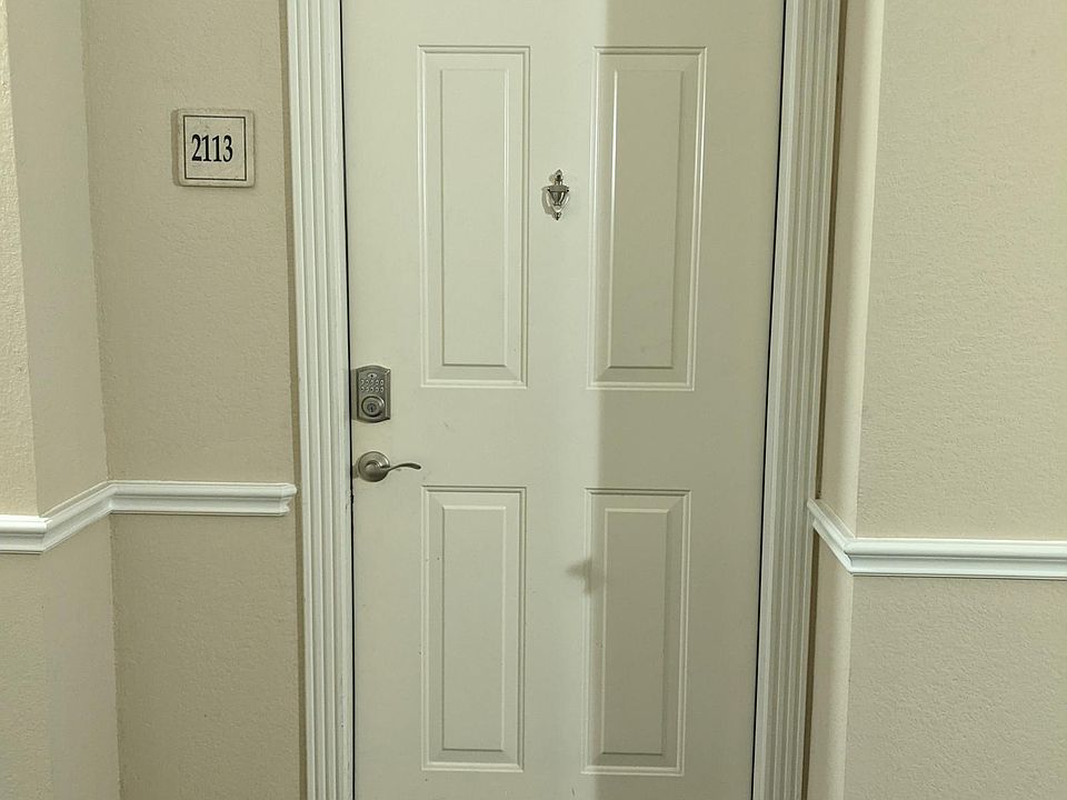 Front door with smart lock