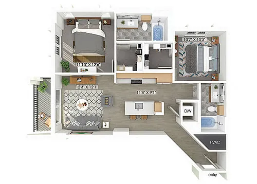 Floor plan B1