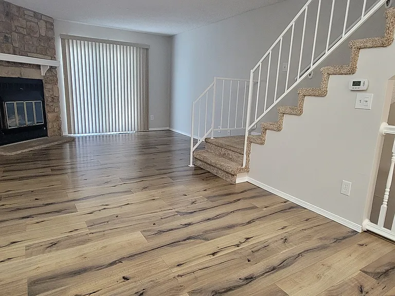 Dining area and family room.