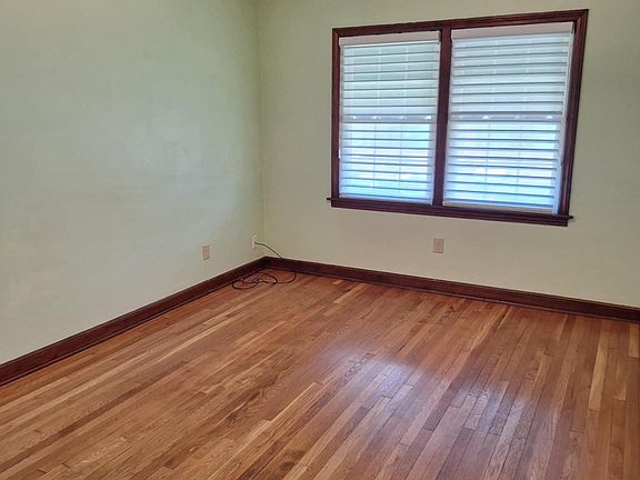 Bedroom with walk in closet.
