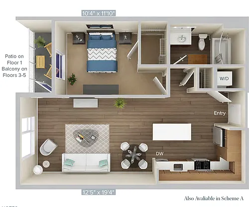 Floor plan A4-763-B