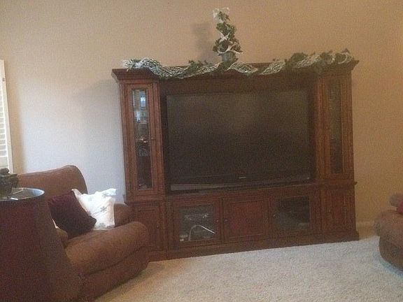 Living room with fire place