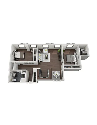 Floor plan Vanderbilt