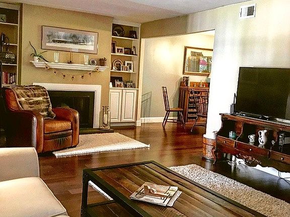 Fireplace & Bookshelves