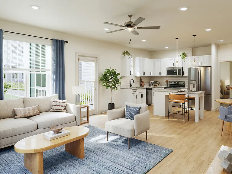 Living to Kitchen