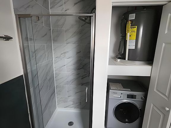 Shower and Washer Dryer