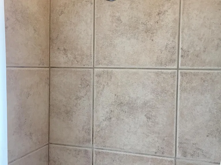 Full tub and shower.