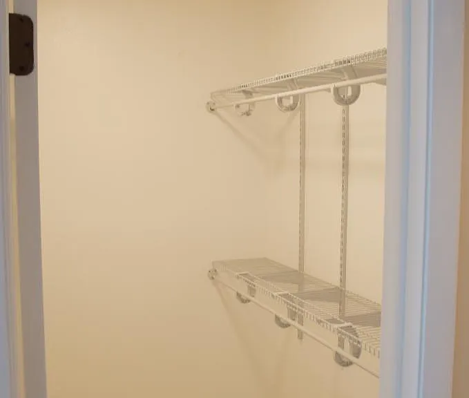 Walk in closet, master bedroom