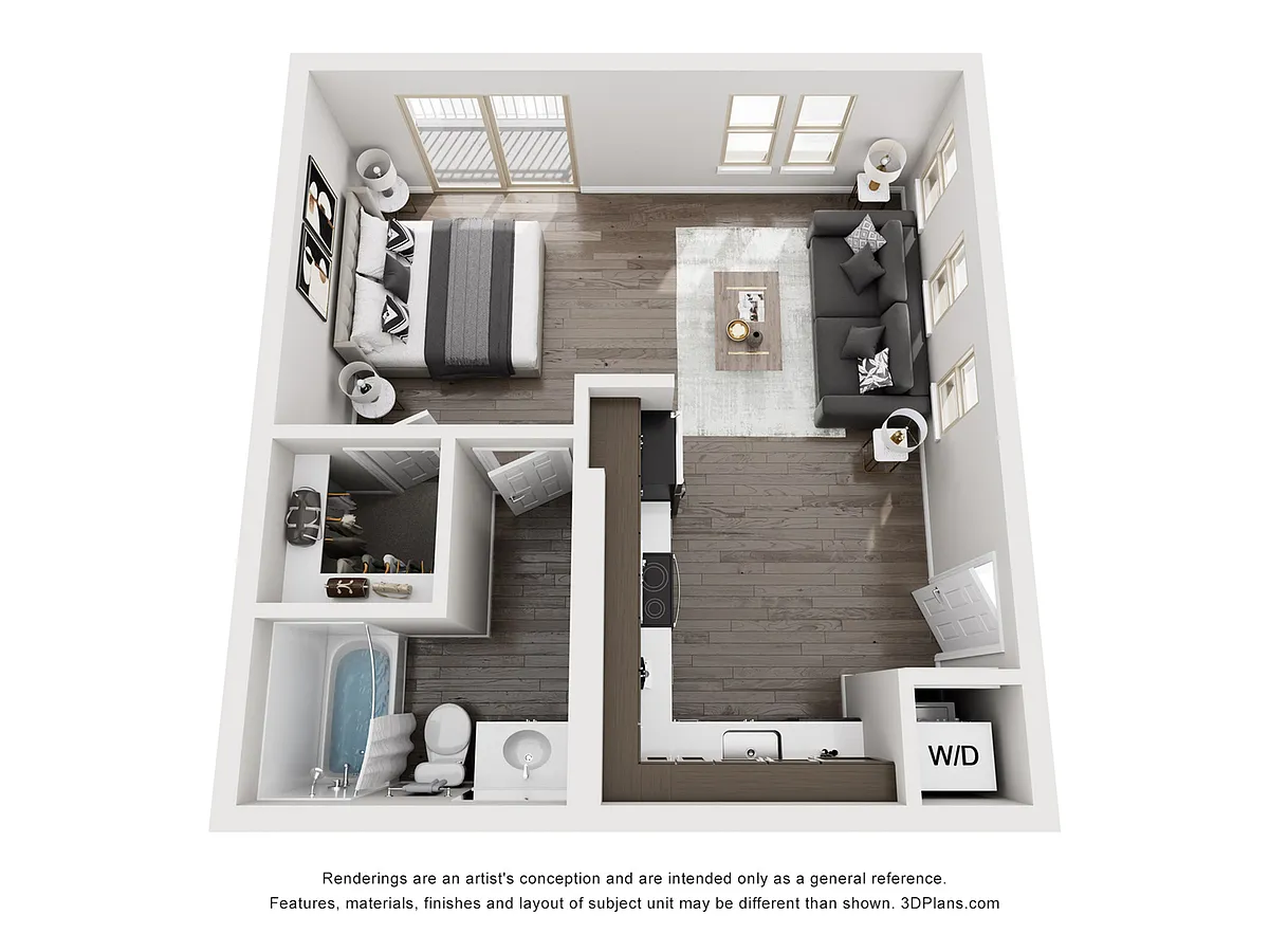 Floor plan Studio L
