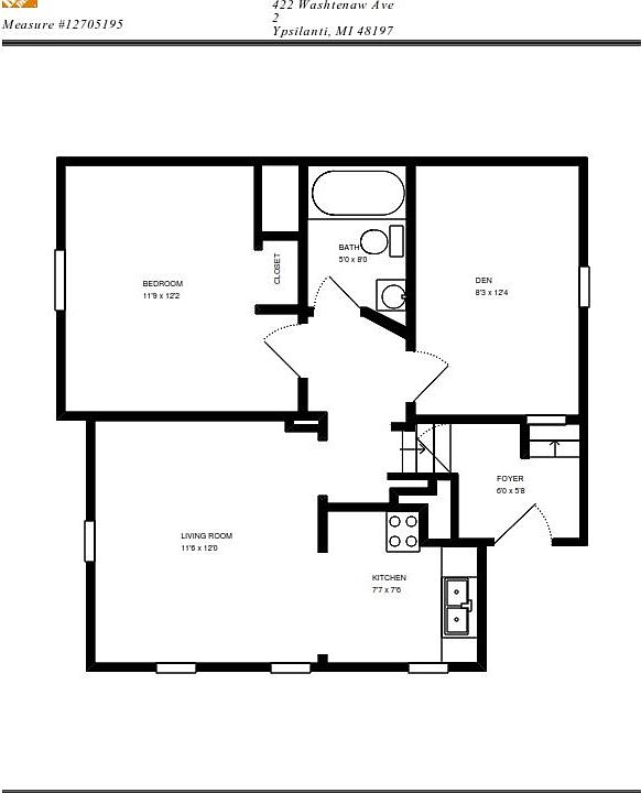 422 Washtenaw #2 Floor Plan_001