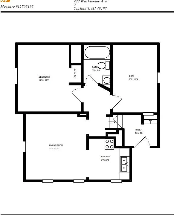 422 Washtenaw #2 Floor Plan_001
