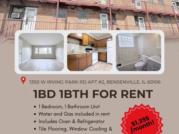 1350 W Irving Park Rd APT 2, Bensenville, IL 60106