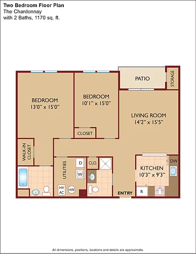 Floor plan $2.14/sq.ft. - The Chardonnay