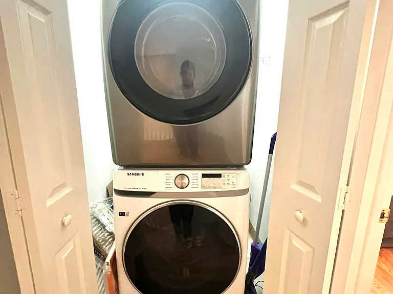 Washer and dryer new within past year