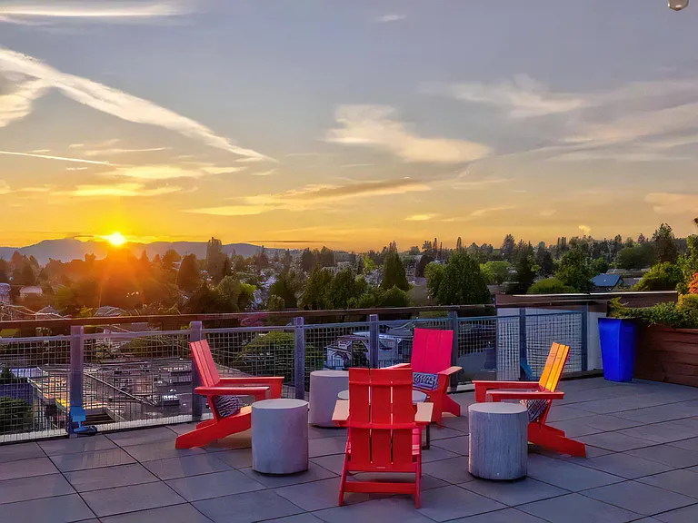 Outdoors Open Air Party Patio with Expansive Seating and a View