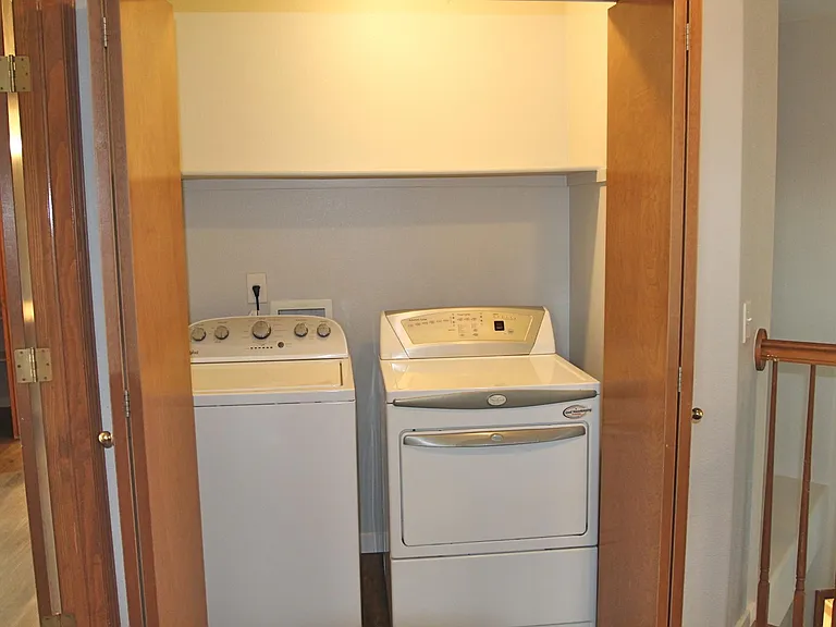 Washer and dryer will be staying