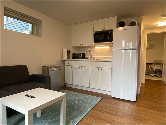 kitchen looking towards the bedroom