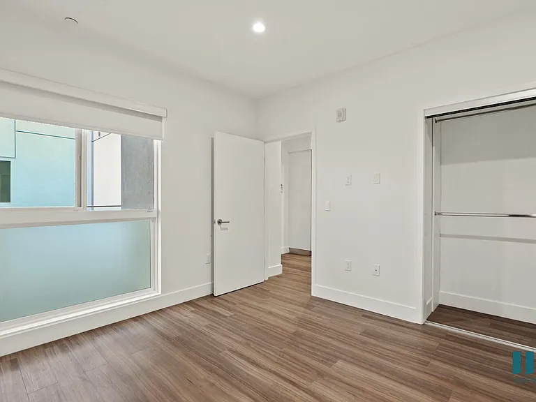 Bedroom Large-Size Windows and Closet