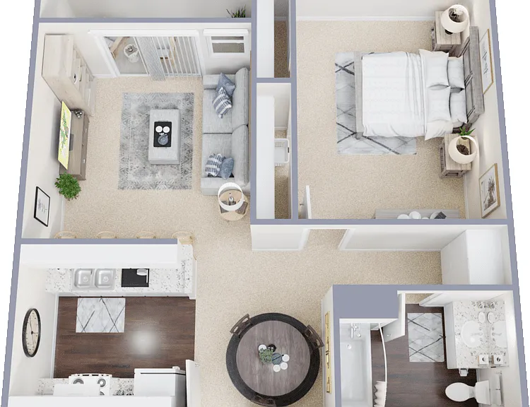 Plan B Floorplan Diagram