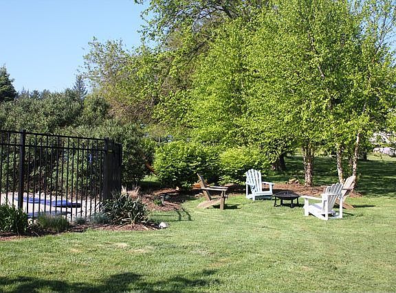 Fire pit area