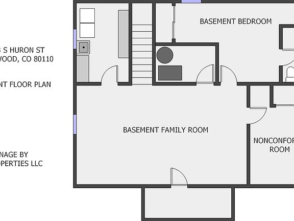 3953 S Huron St Basement Floor Plan_07032023