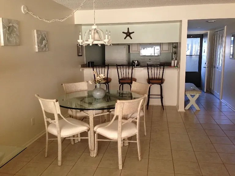 Dining to kitchen view