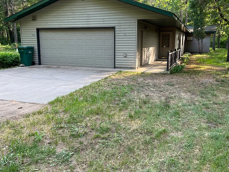 Garage & front entrance