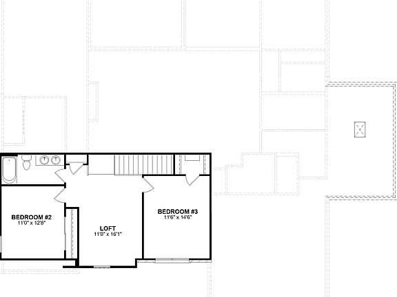 floor plan second level