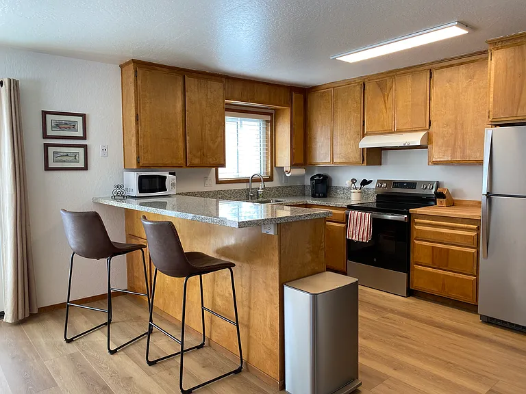 Kitchen with new appliances