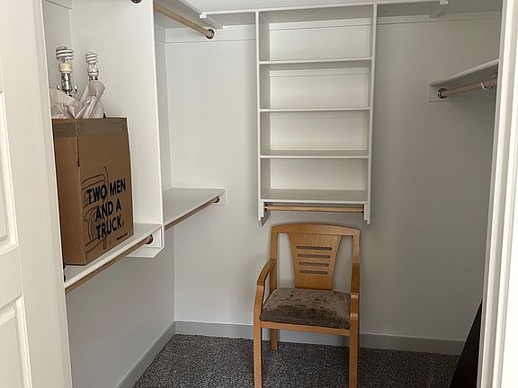 Example: All bedrooms have large closets space.