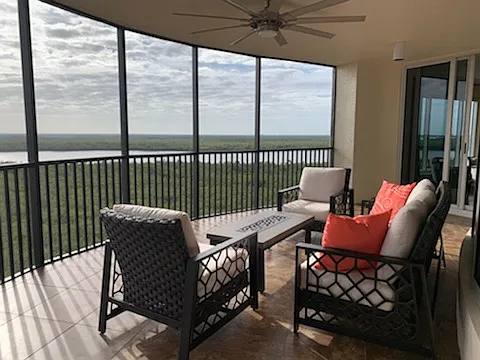 Front lenai overlooking McIlvane Bay