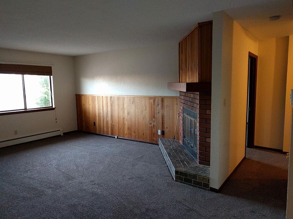 Living room and hallway.