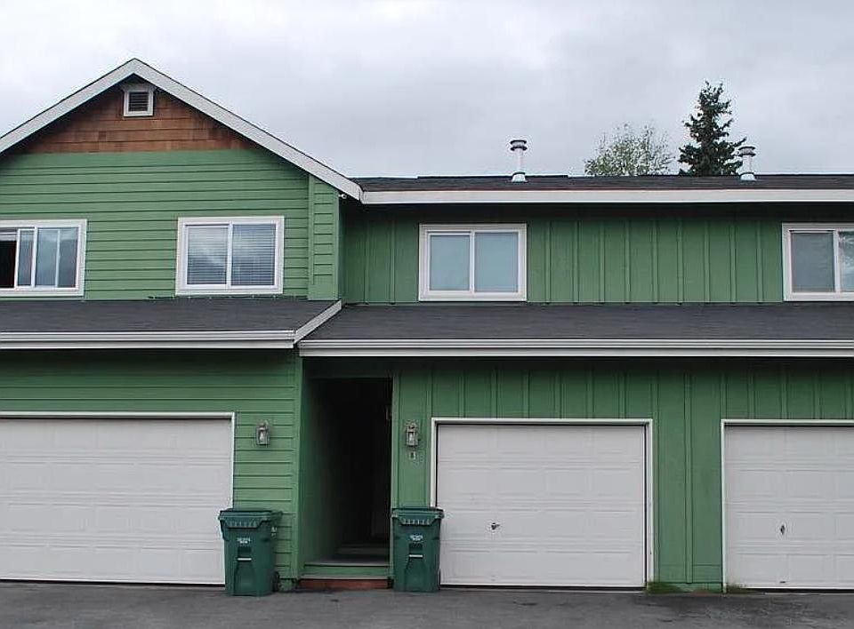 Unit A is on the left (two-car garage)