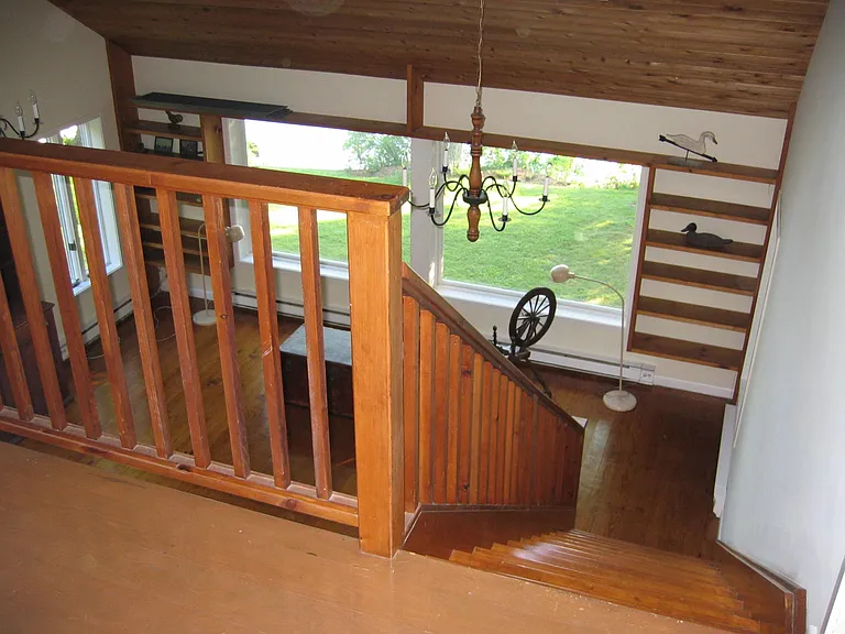 2nd Floor balcony looking down to the living room