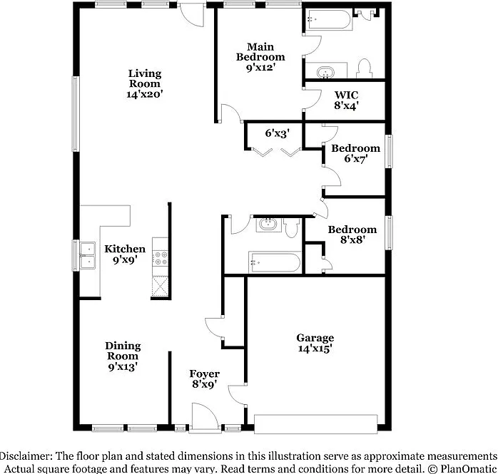 3 bed, 2.0 bath, 1690 sqft, $1,985 — Photo 2