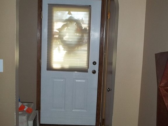 Front entry with a closet