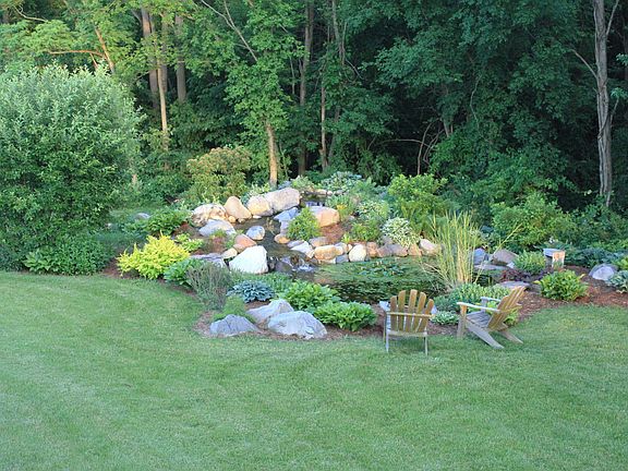 waterfall pond