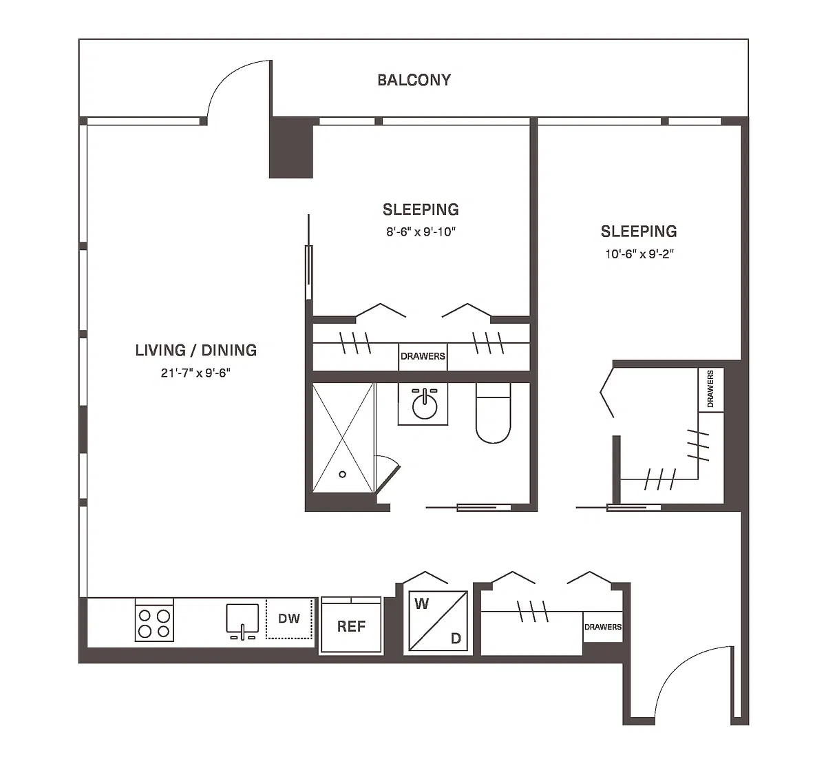 Floor plan L4B
