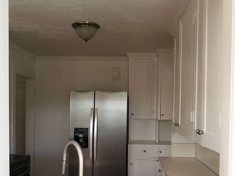 Looking into the kitchen from the sunporch