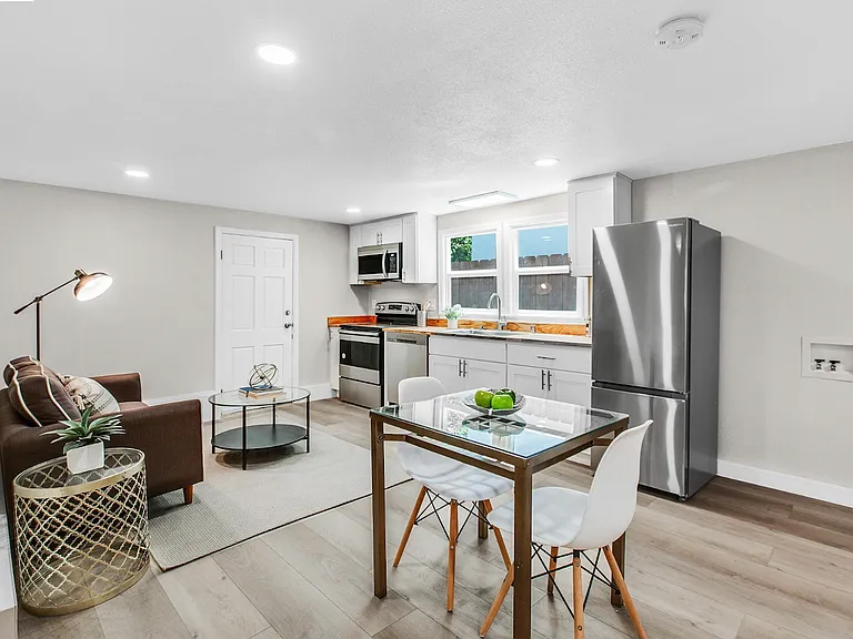 Kitchen & Living Room