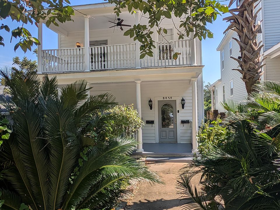 view from sidewalk