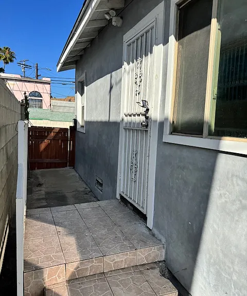 First door entrance.
