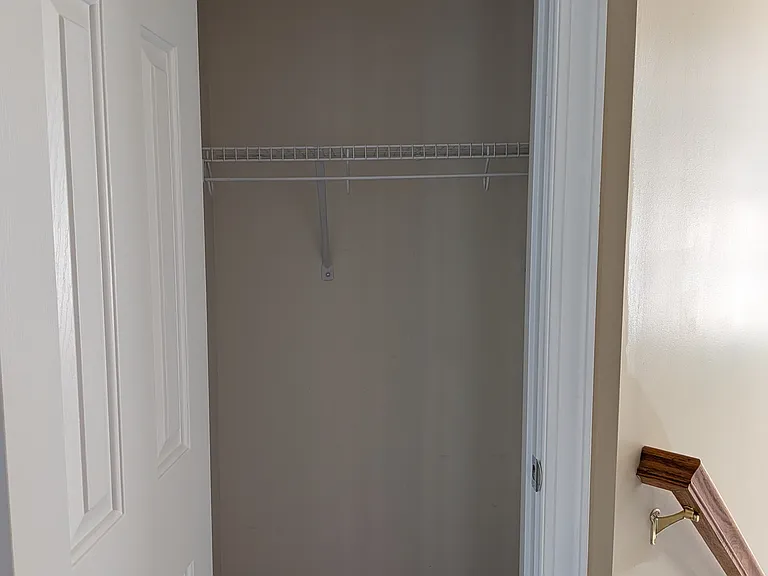 coat closet next stairwell