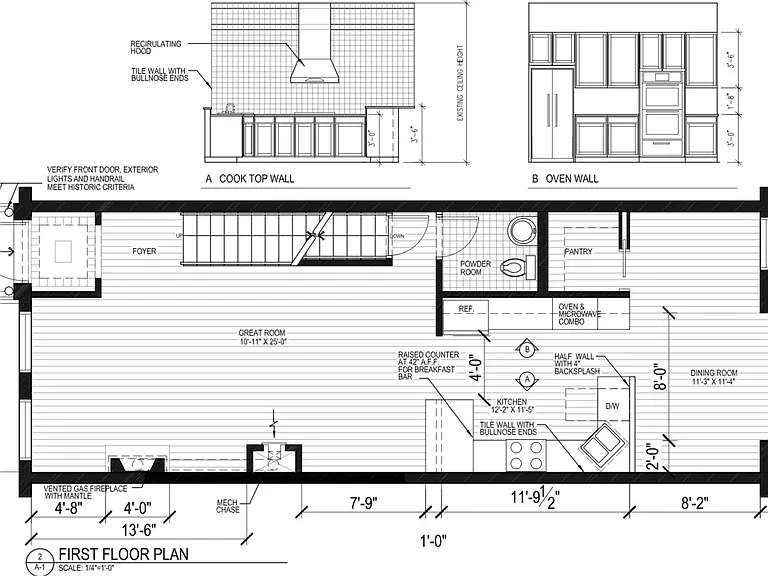 First floor plan