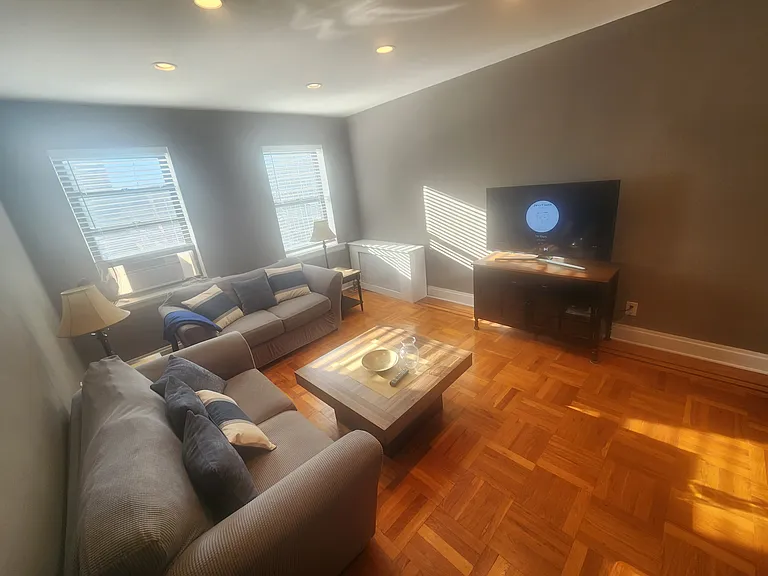 Windows let in maximum light, top floor apartment